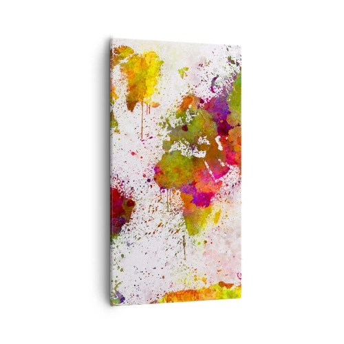 Lærredstryk - Billede på lærred - På en eller anden måde gik det bare godt - 55x100 cm