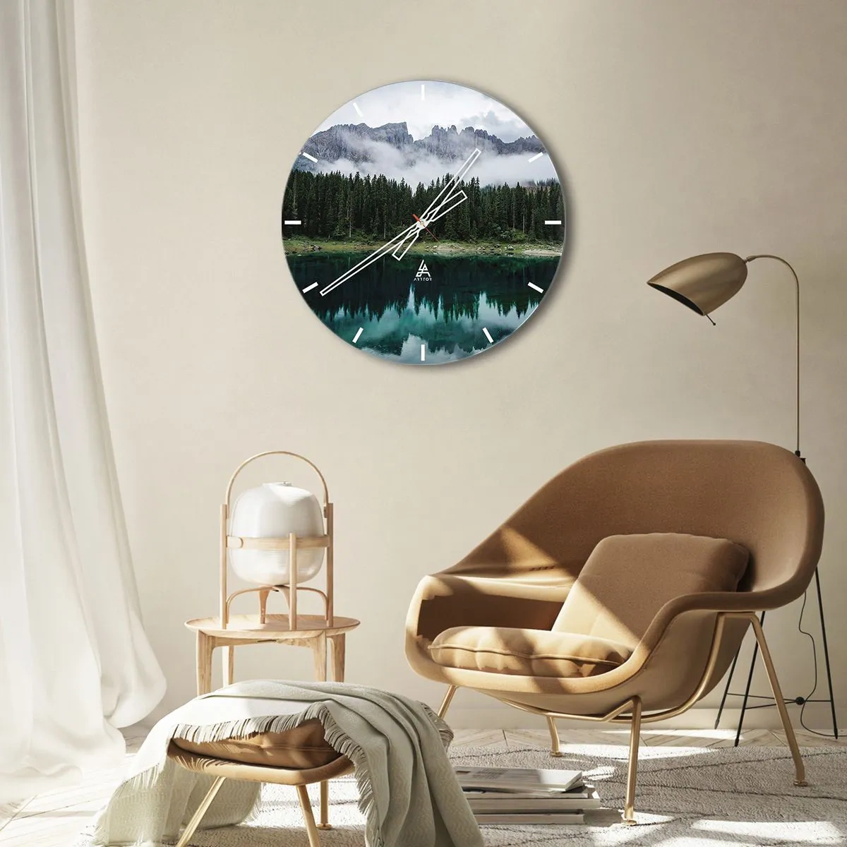 Vægur, Uret - Hys, tys, lad os ikke vække sovevandet... - 40x40 cm