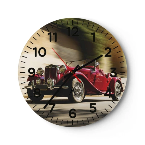 Vægur, Uret - Smukkere end Nike fra Samothrake - 30x30 cm