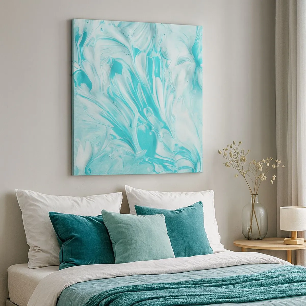 Lærredstryk - Billede på lærred - For altid sammen - 30x30 cm