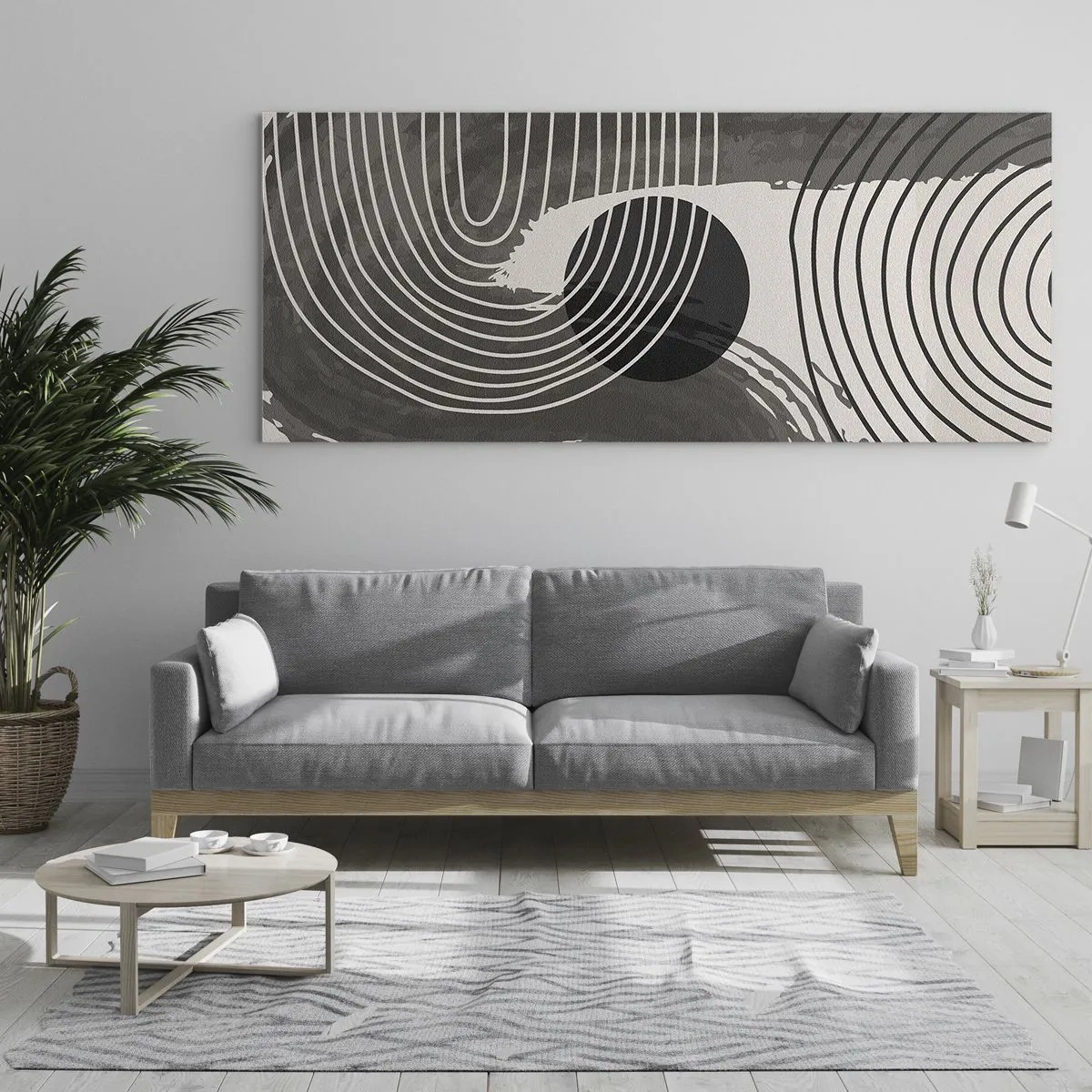 Billede på glas - Oval vinder - 100x40 cm