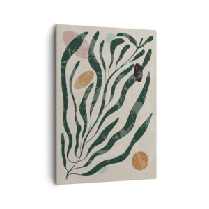 Lærredstryk - Billede på lærred - Blandt det grønne - 50x70 cm