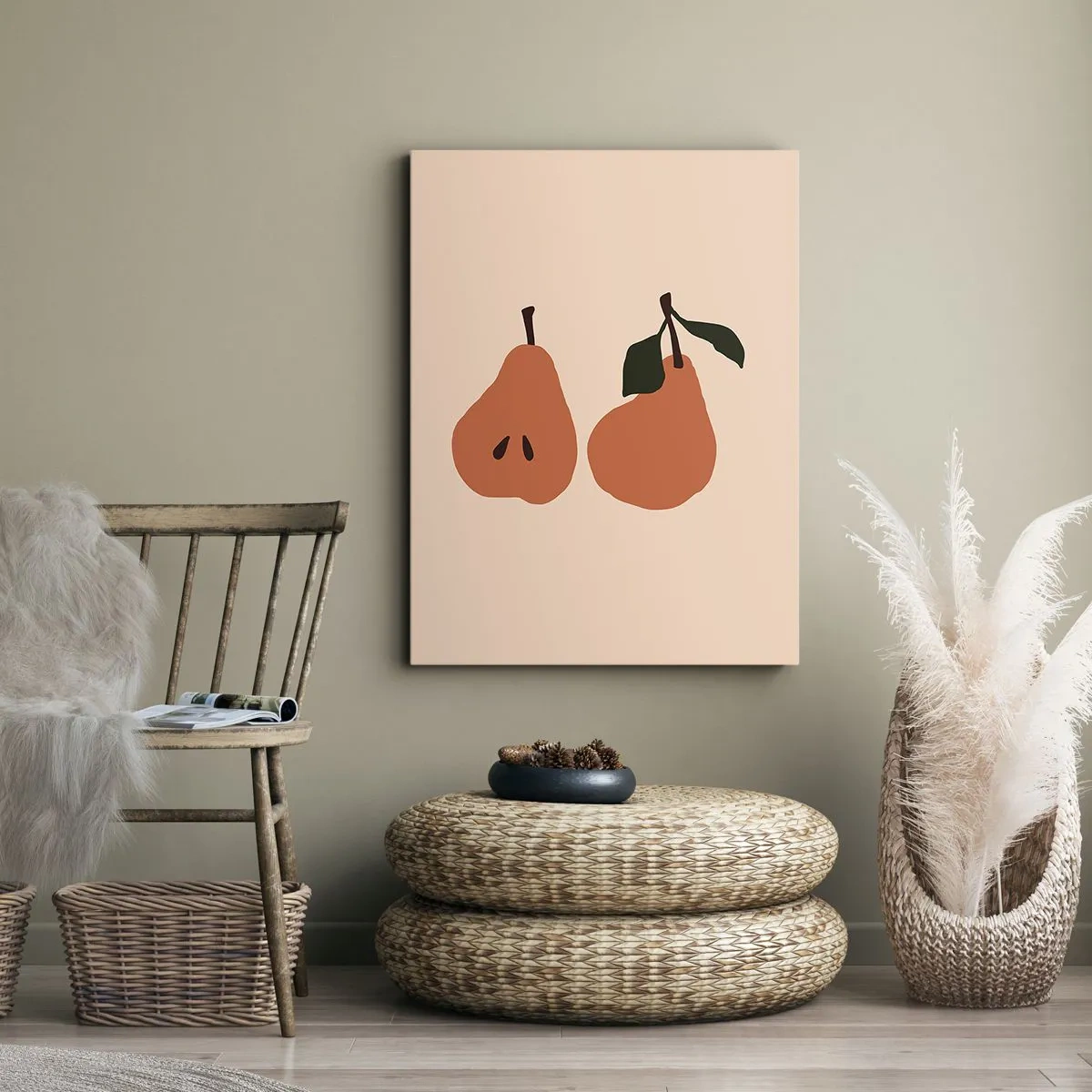 Lærredstryk - Billede på lærred - Sødmen selv - 45x80 cm