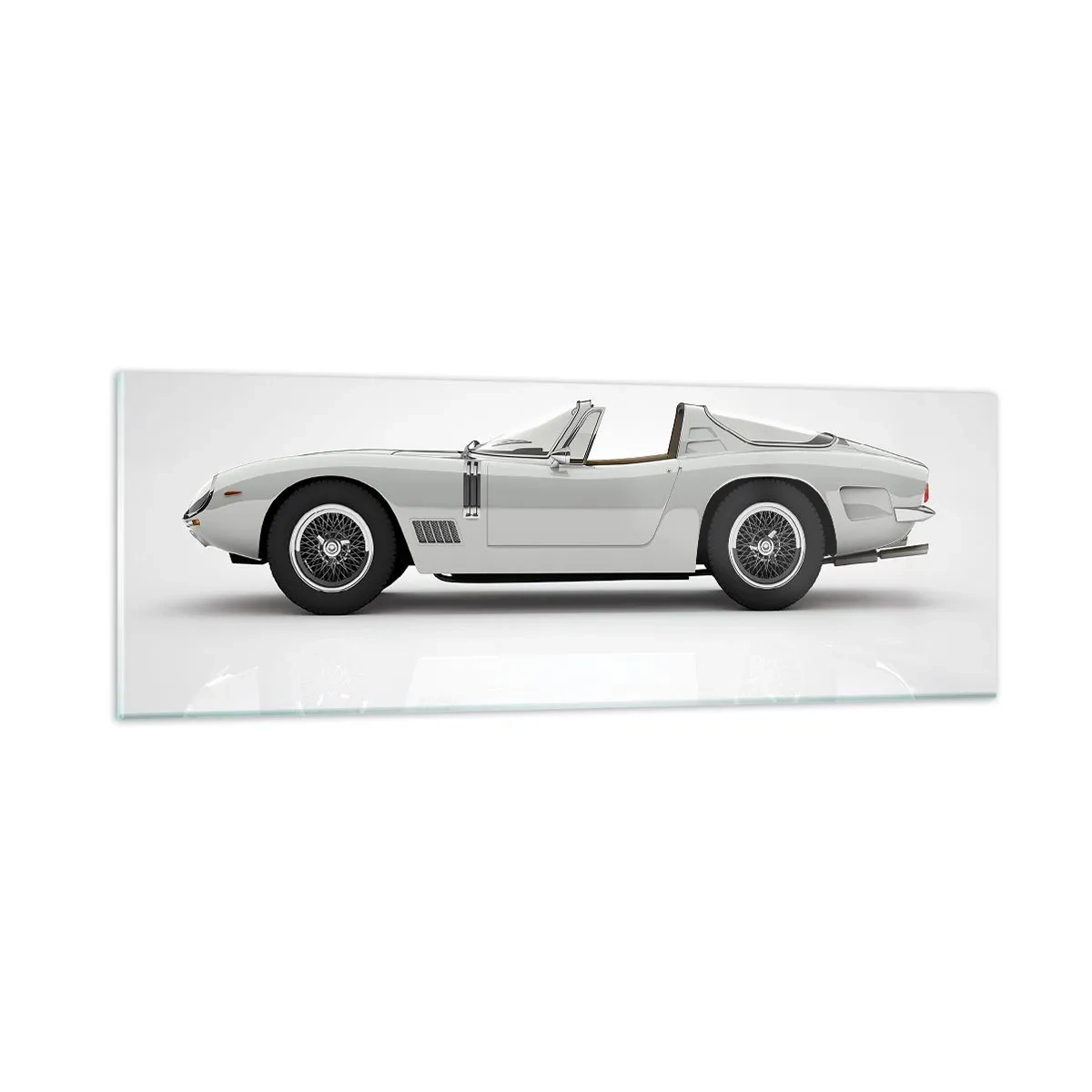 Billede på glas - Løftet om sjov - 90x30 cm