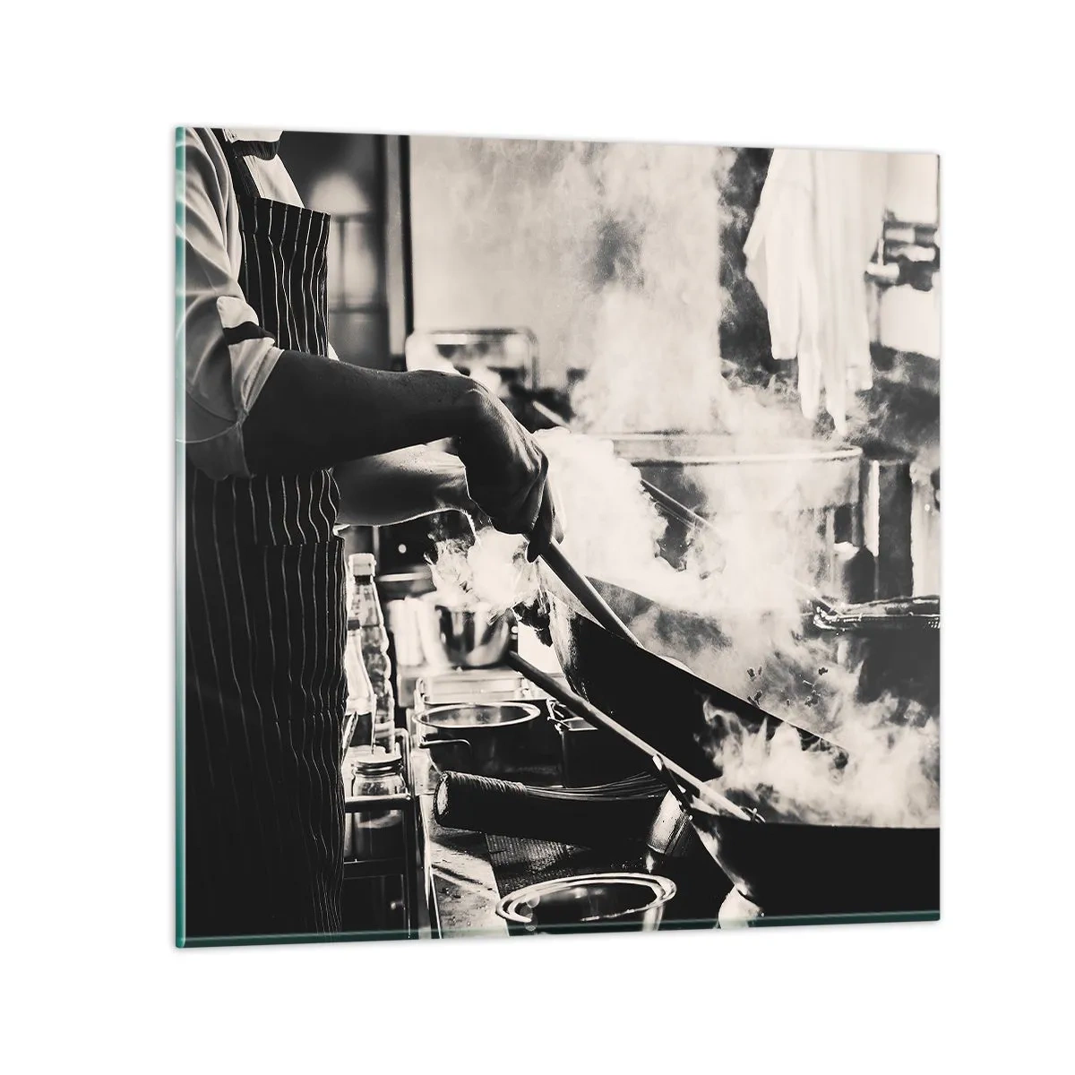 Billede på glas - Smagernes alkymi - 70x70 cm