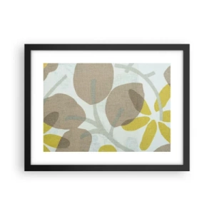 Plakat i sort ramme - Komposition i solskinnet - 40x30 cm