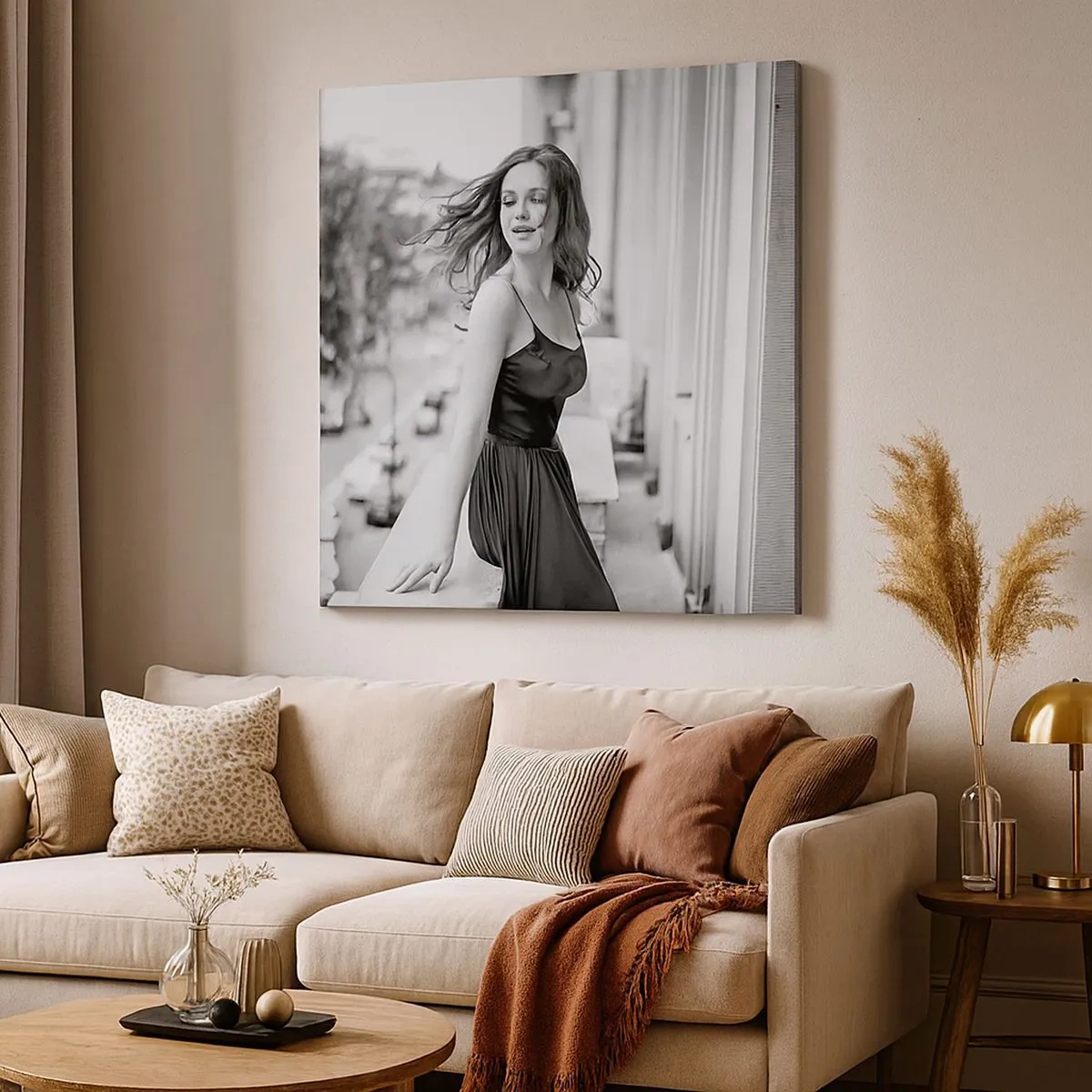 Lærredstryk - Billede på lærred - Bestemt en pariser - 30x30 cm