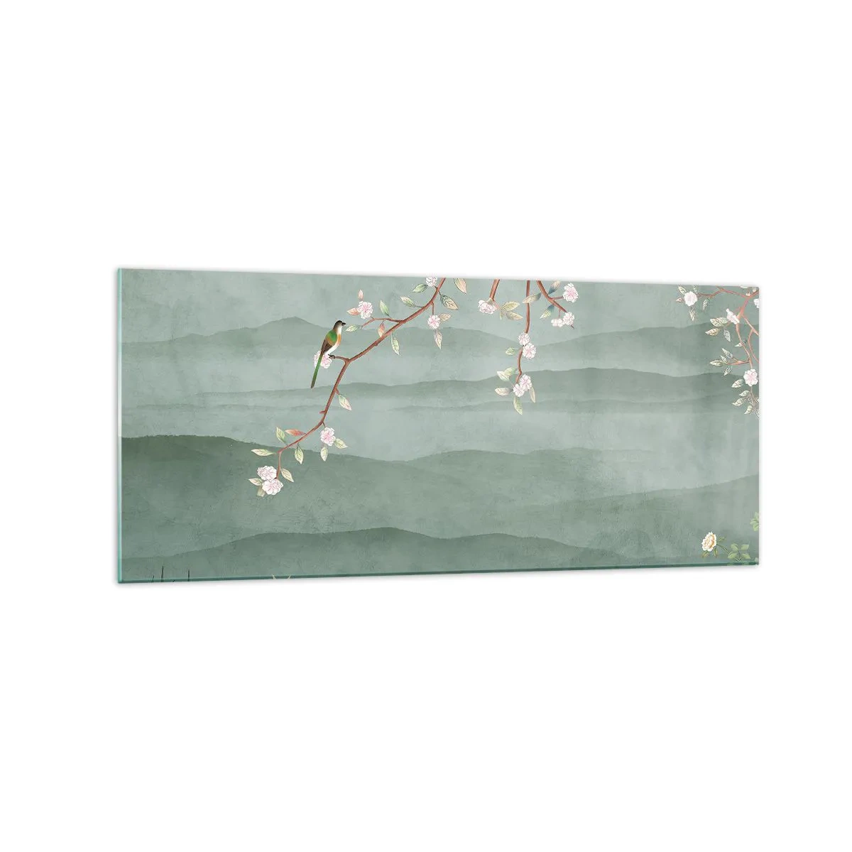 Billede på glas - Forår, ah, det er dig - 120x50 cm