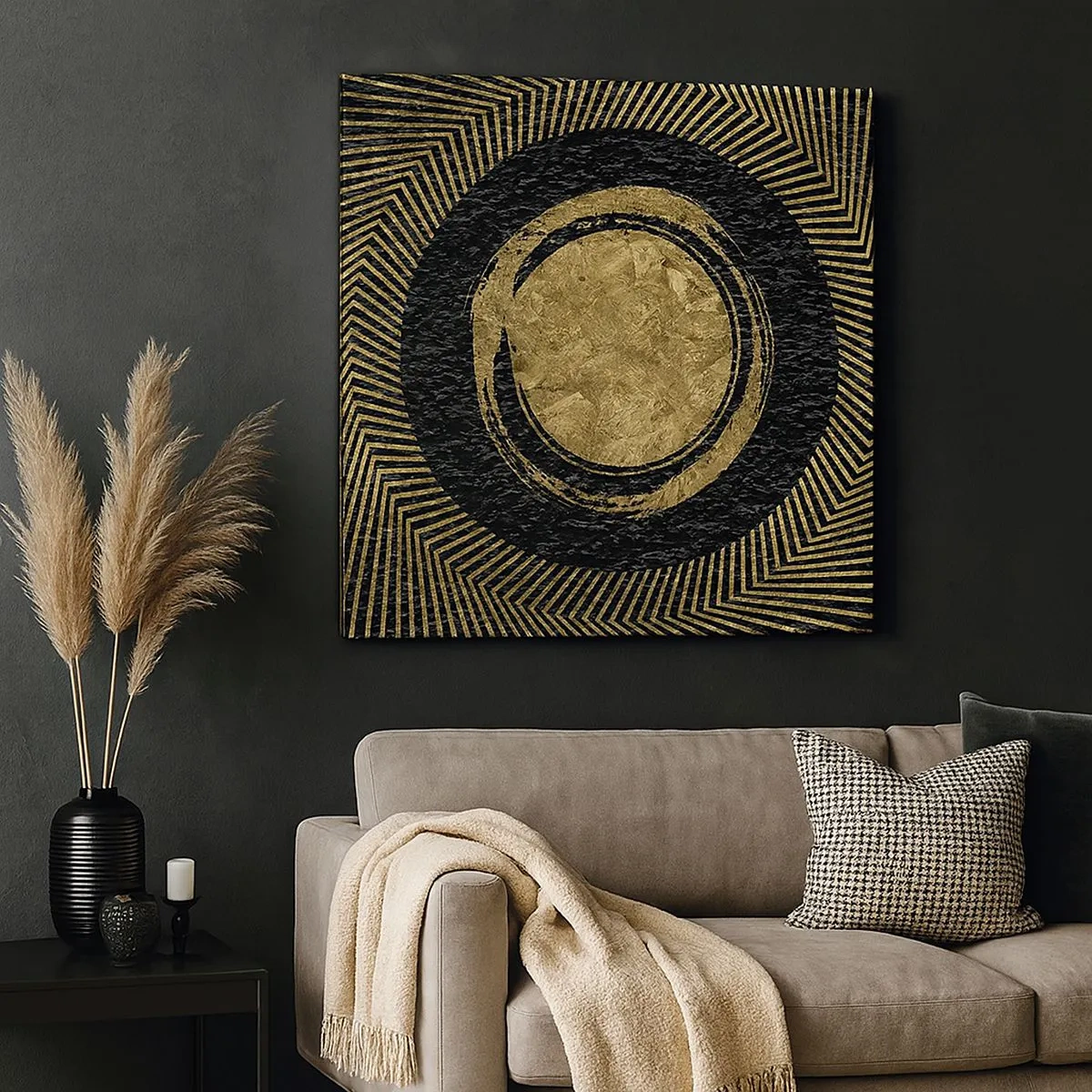 Lærredstryk - Billede på lærred - Glamour-komposition - 30x30 cm