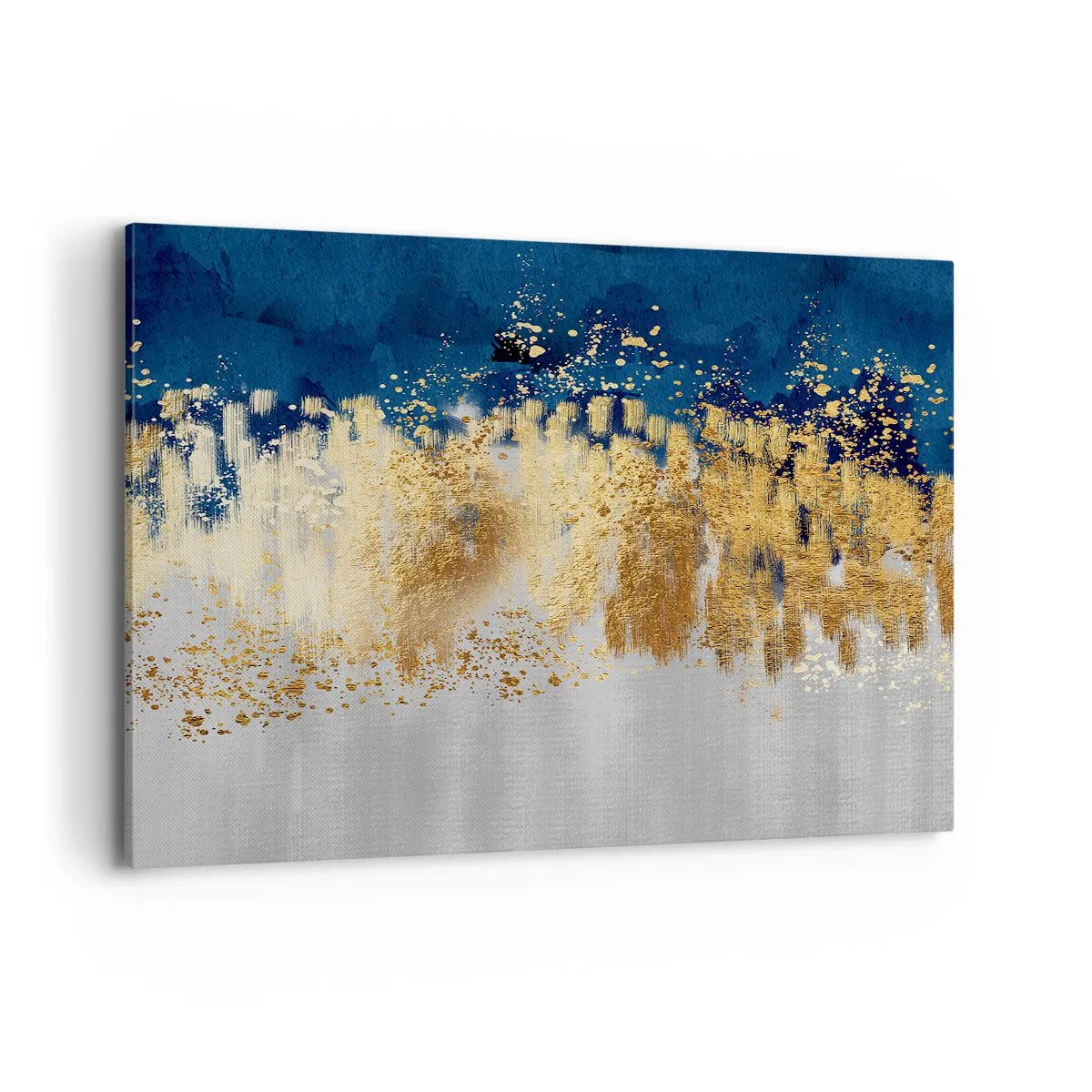 Lærredstryk - Billede på lærred - Moderne komposition med gnist - 100x70 cm