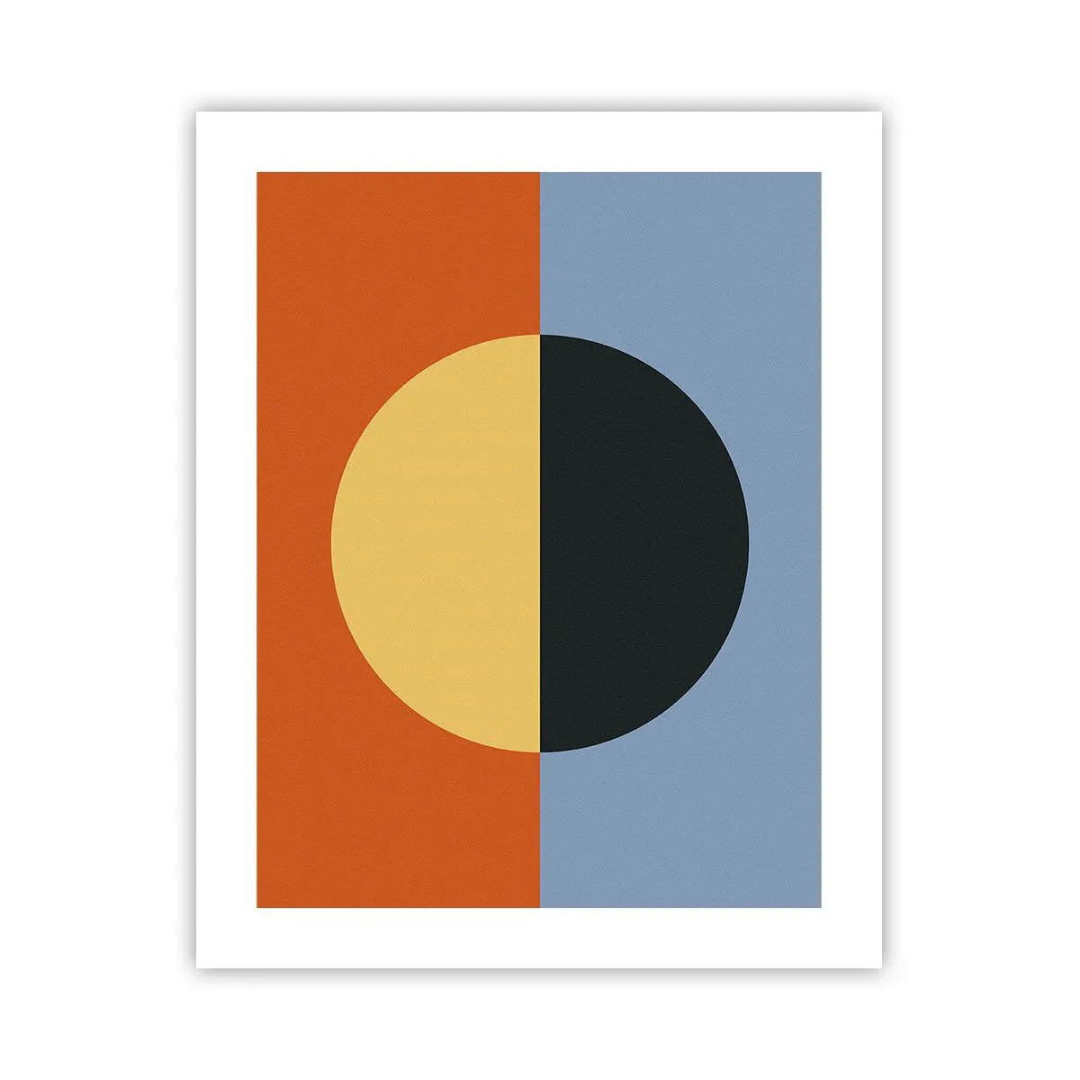Plakat - En sammensætning af varme og kølighed - 40x50 cm