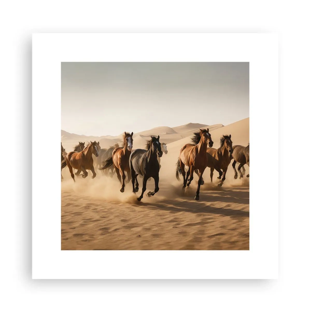 Plakat - Fri som vinden - 30x30 cm