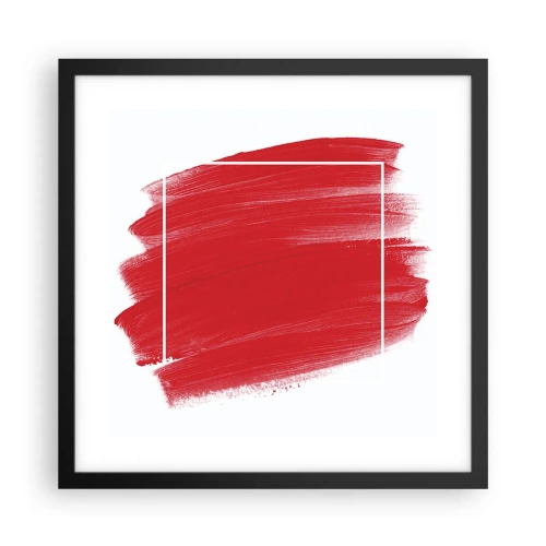 Plakat i sort ramme - Uden for rammen - 40x40 cm