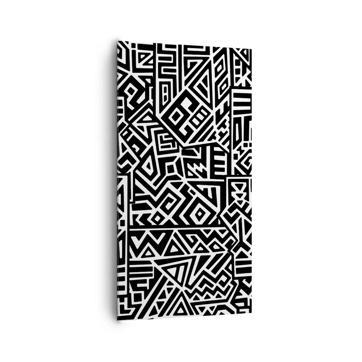 Lærredstryk - Billede på lærred - Præcolumbiansk sammensætning - 65x120 cm
