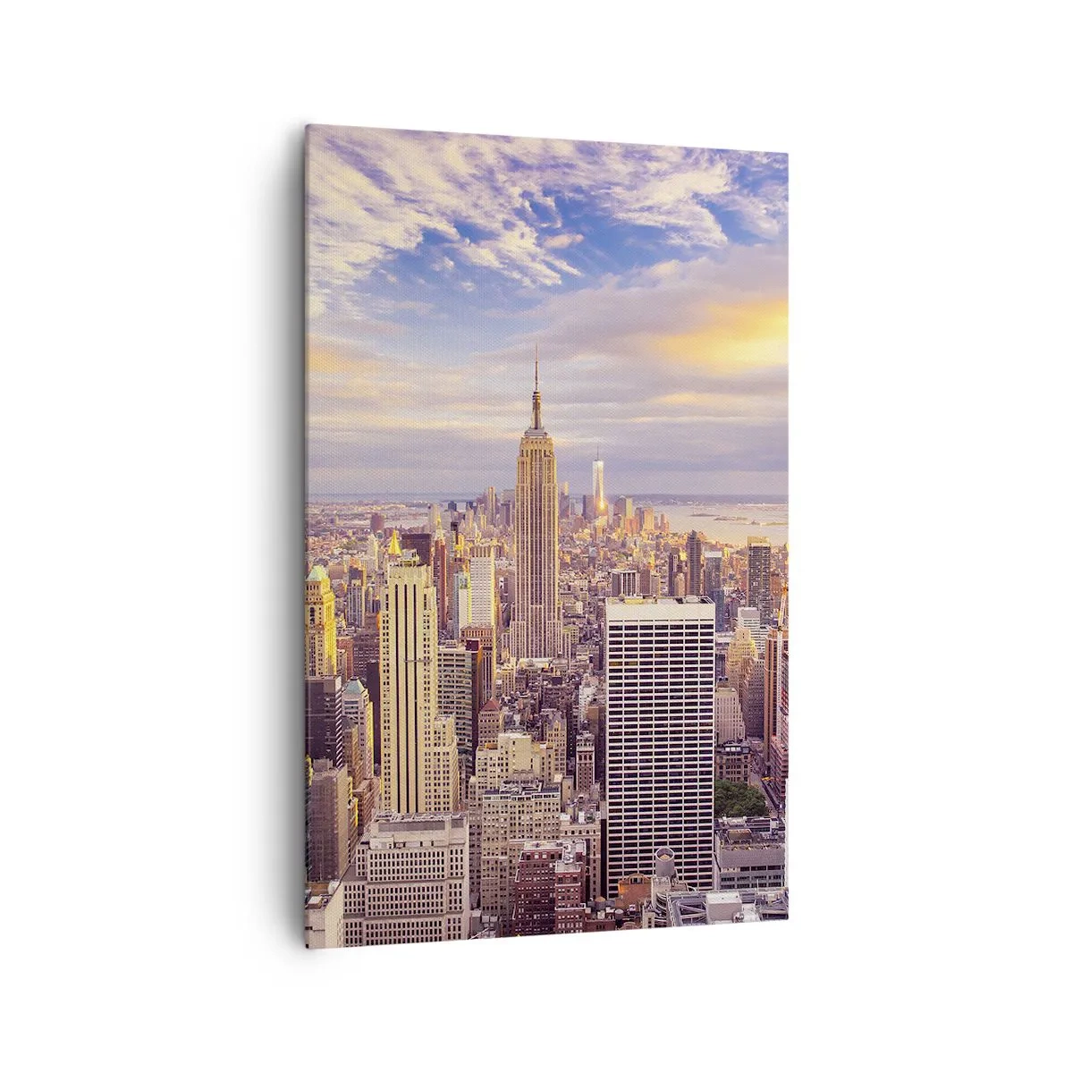 Lærredstryk - Billede på lærred - Ræk ud efter skyerne selv - 80x120 cm