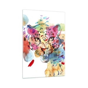 Billede på glas - Skønheden og udyret - 70x100 cm