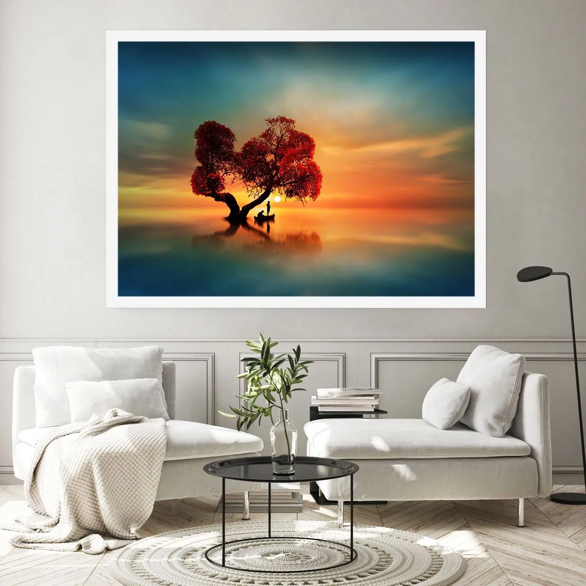 Plakat - Fjern og tavs verdensløshed - 100x70 cm
