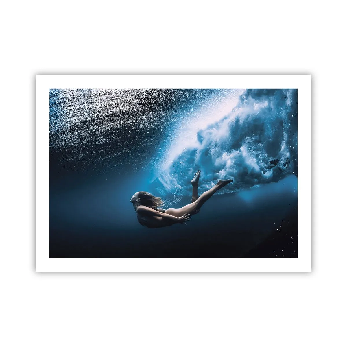 Plakat - Den moderne havfrue - 70x50 cm