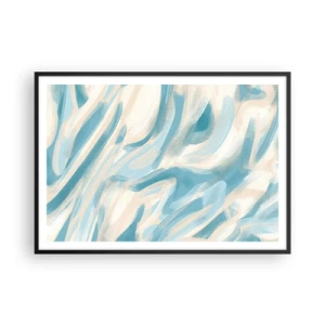 Plakat i sort ramme - Forårsbriser - 100x70 cm