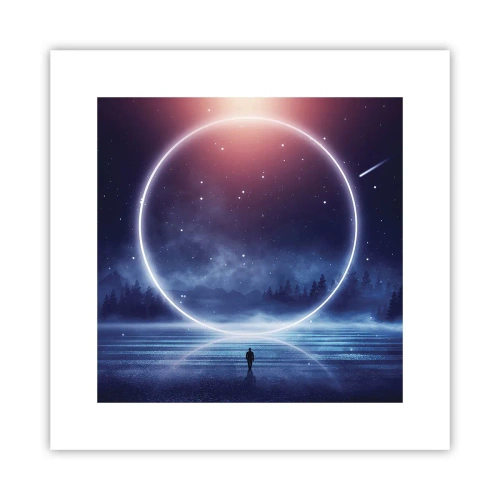 Plakat - De er allerede her... - 30x30 cm