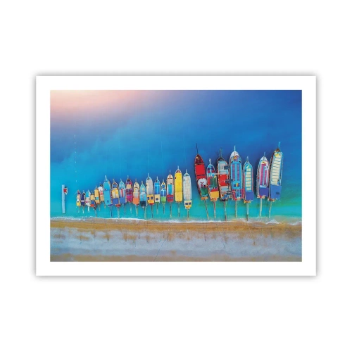 Plakat - Fra et fugleperspektiv - 70x50 cm