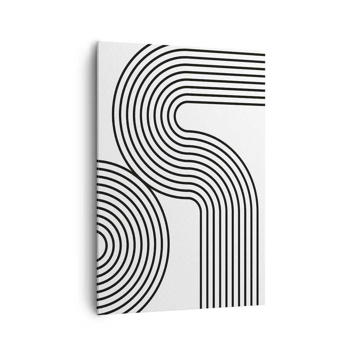 Lærredstryk - Billede på lærred - På en kurve - 70x100 cm