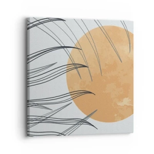 Lærredstryk - Billede på lærred - Altid mod solen - 30x30 cm