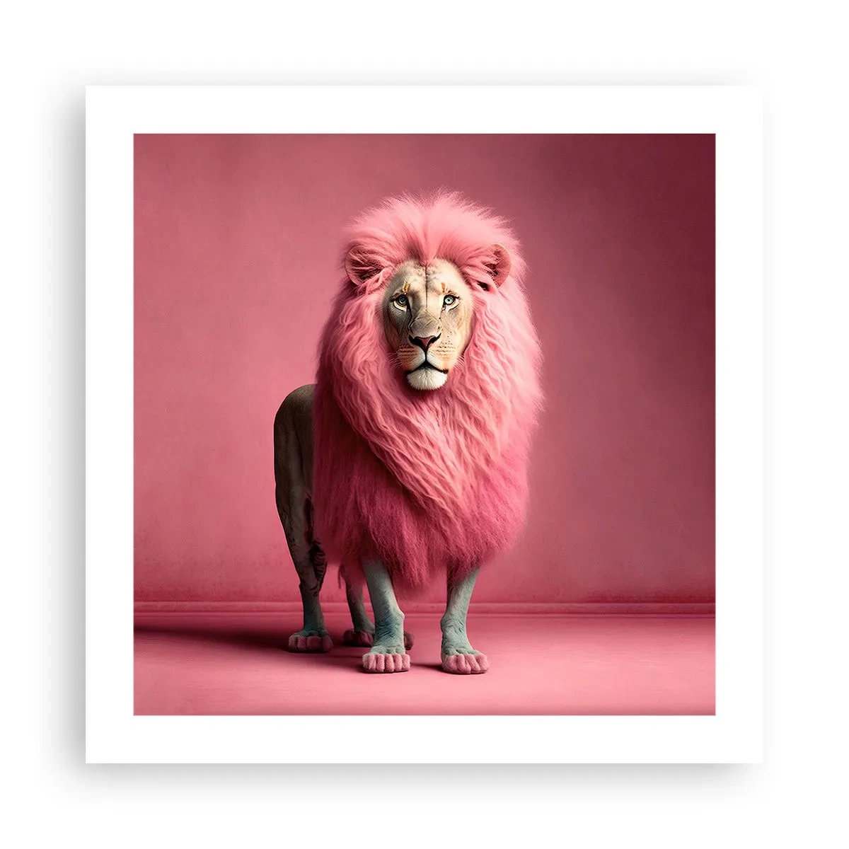 Plakat - Og du er ikke længere bange - 50x50 cm