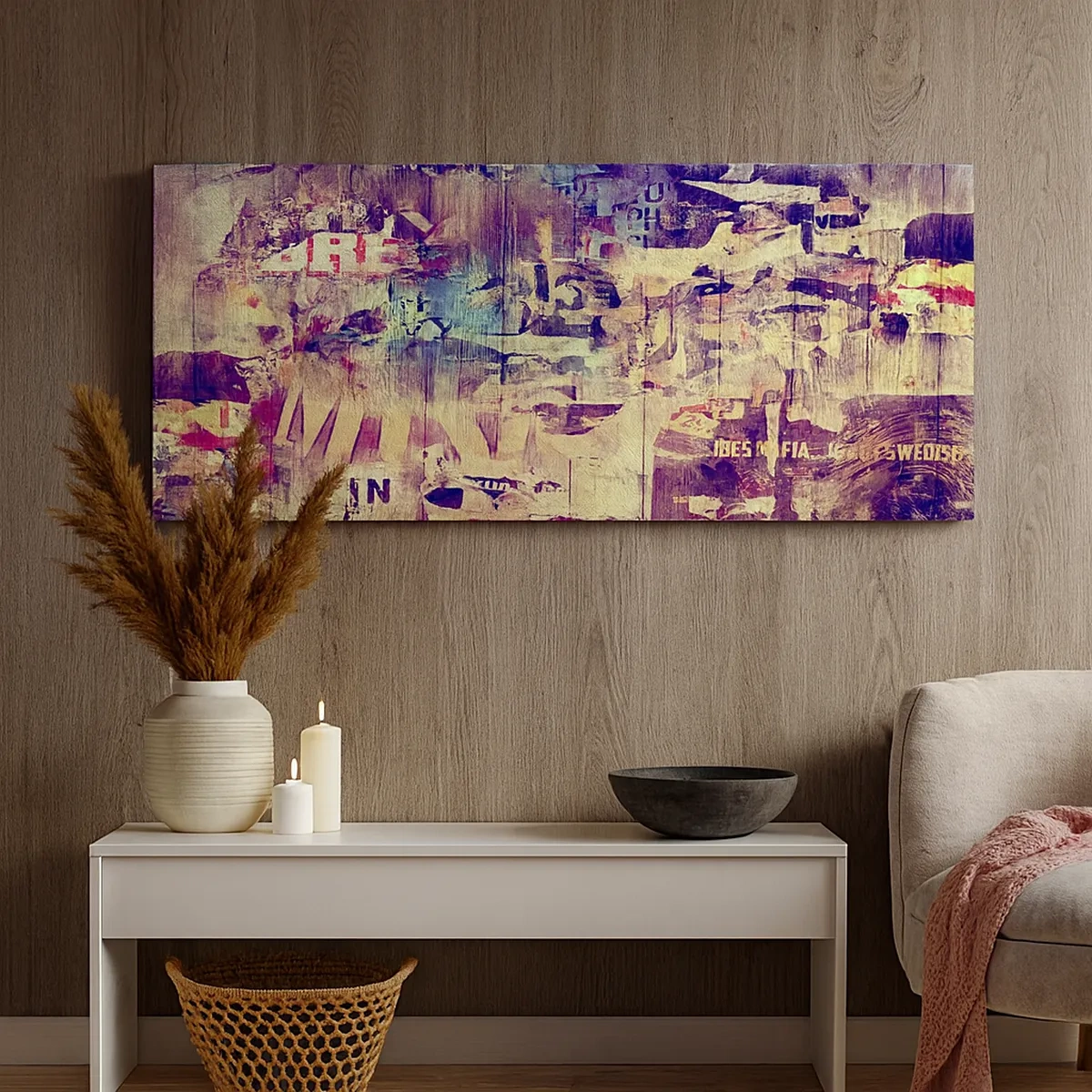 Lærredstryk - Billede på lærred - Og det er alt, hvad der vil være tilbage - 30x30 cm