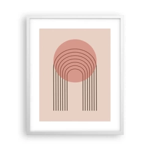 Plakat i hvid ramme - Uimodståelig tiltrækningskraft - 40x50 cm