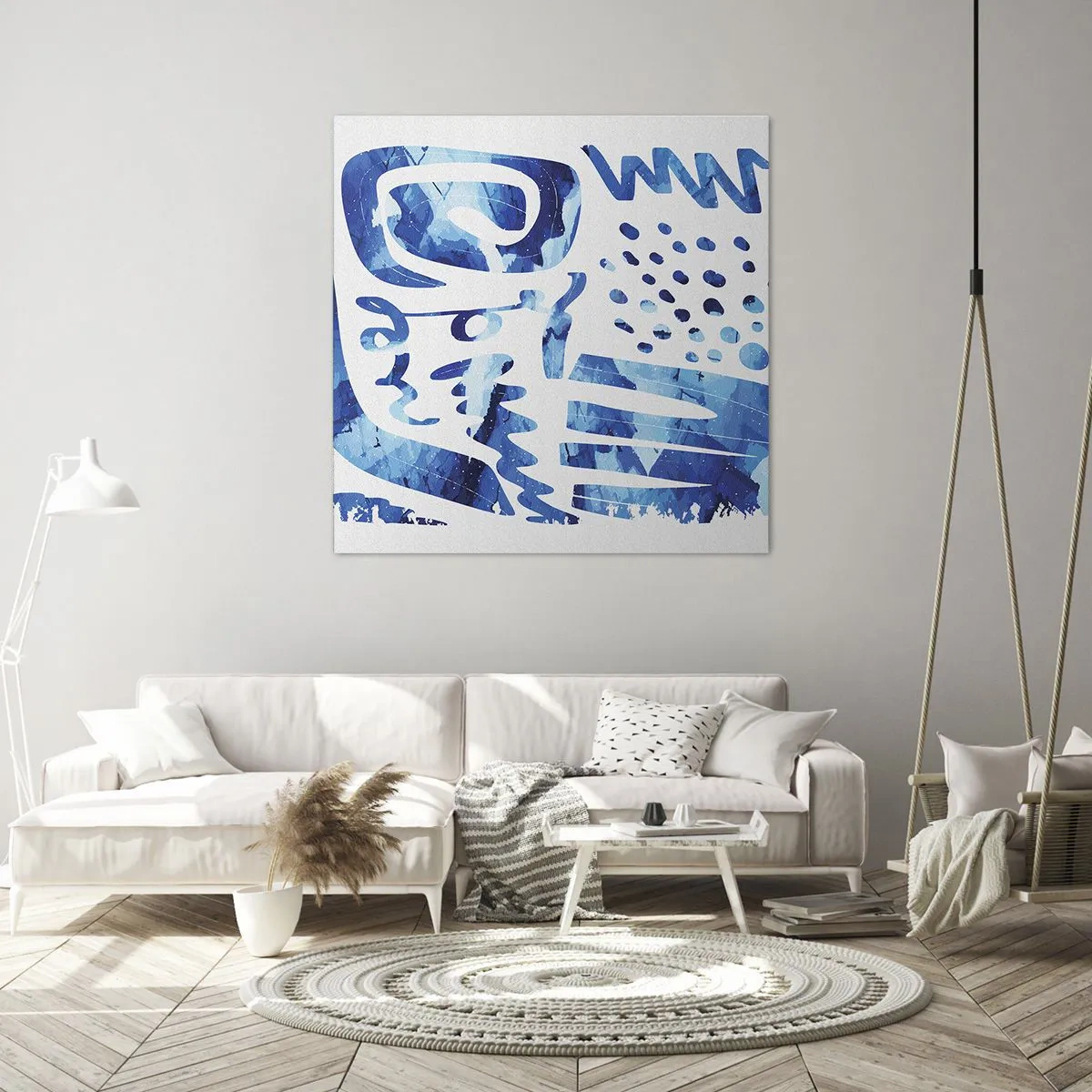 Lærredstryk - Billede på lærred - Tilbage til rødderne - 50x50 cm