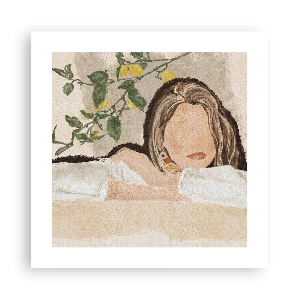 Plakat - Sydstaternes skønhed - 40x40 cm