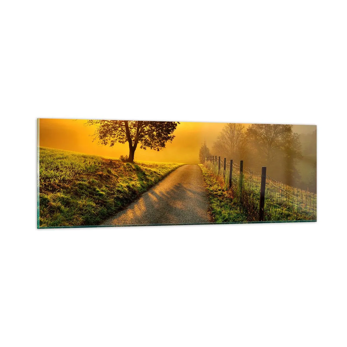 Billede på glas - Kære eftermiddag - 90x30 cm