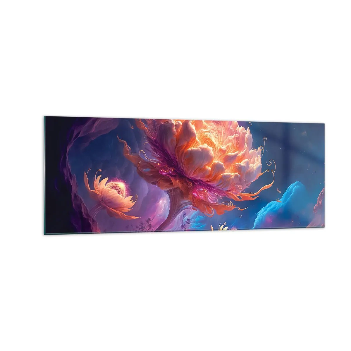 Billede på glas - En anden verden - 140x50 cm