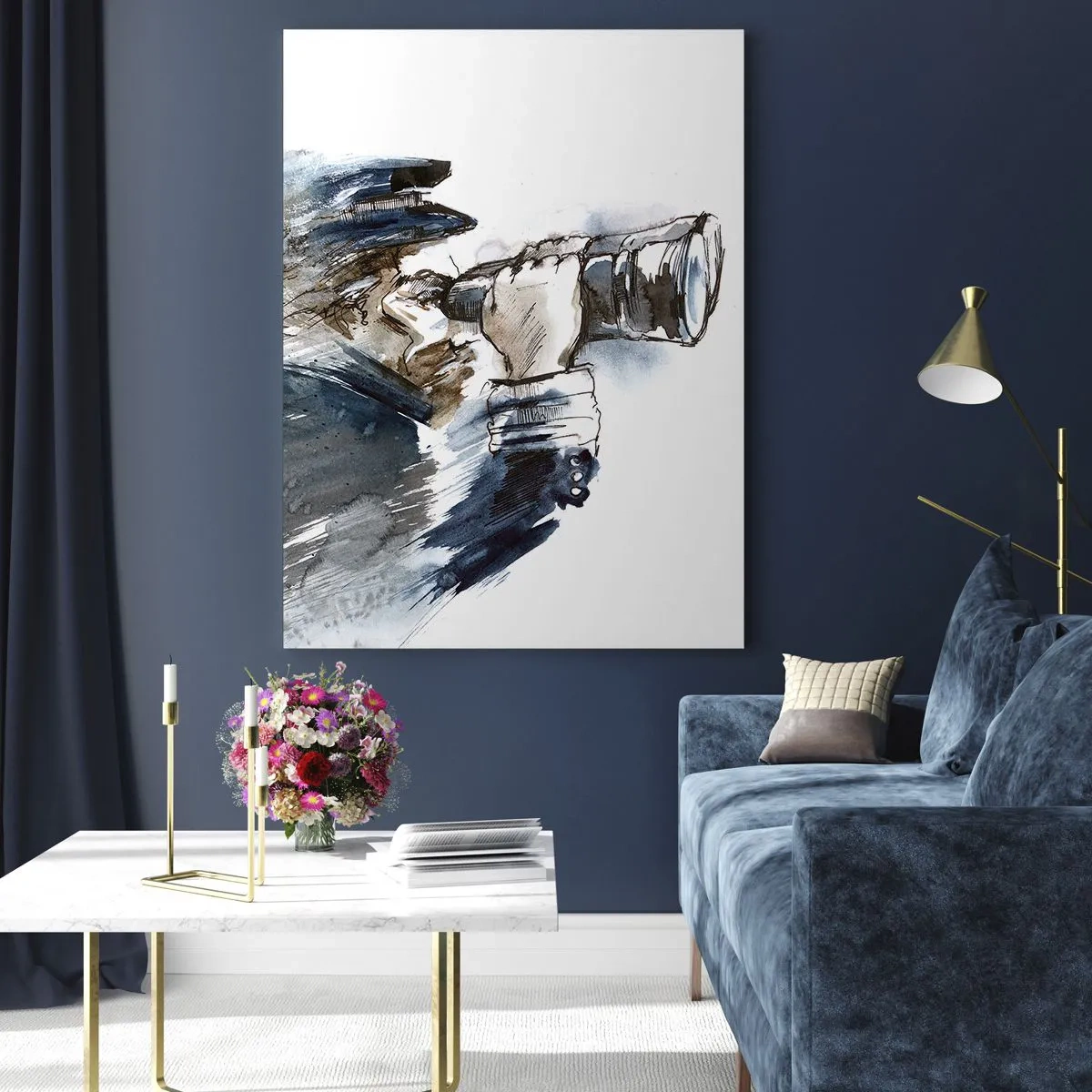 Billede på glas - Ti på Beaufort-skalaen! - 50x70 cm