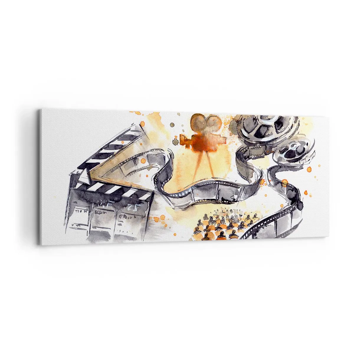 Lærredstryk - Billede på lærred - I drømmeland - 100x40 cm