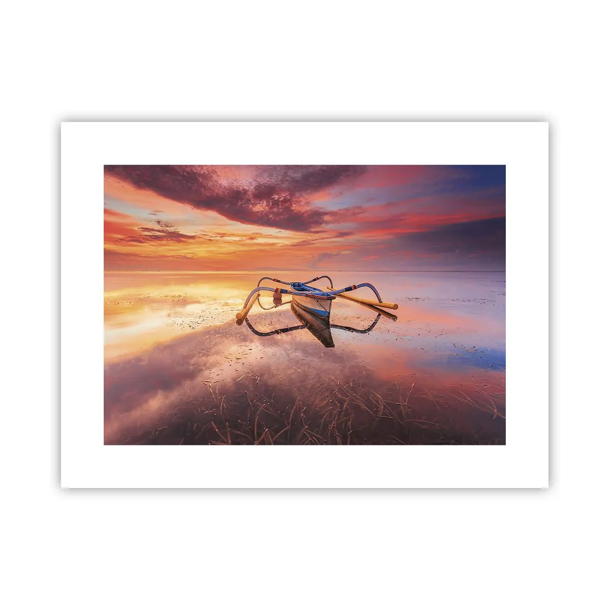 Plakat - Roen ved en tropisk aften - 40x30 cm