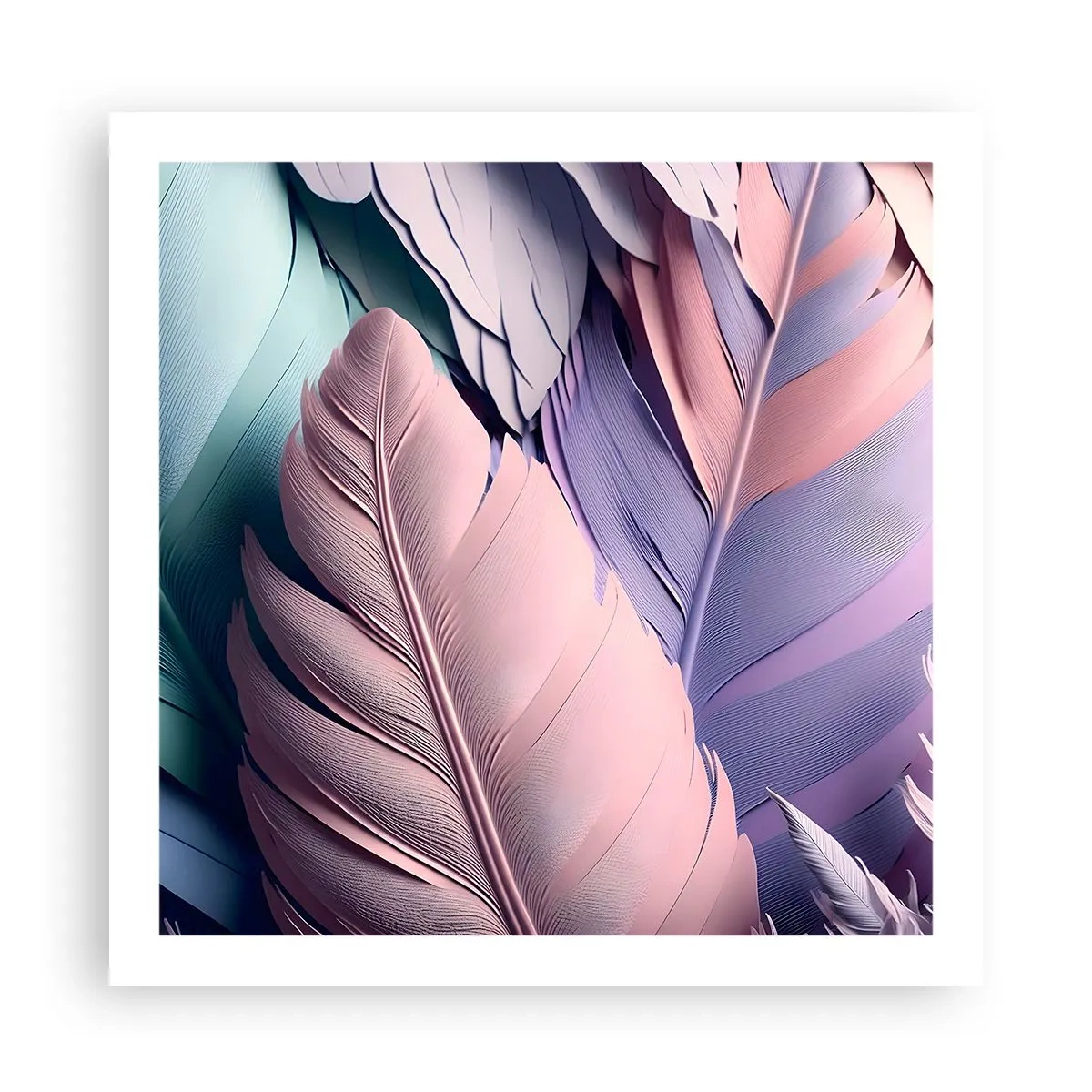 Plakat - Chik fugl - 60x60 cm