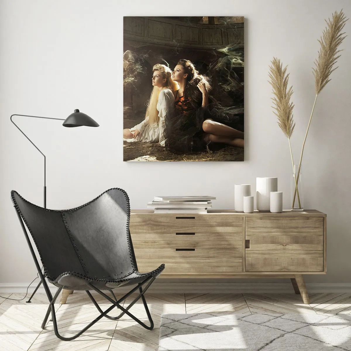 Billede på glas - Og der skete poesi - 80x120 cm