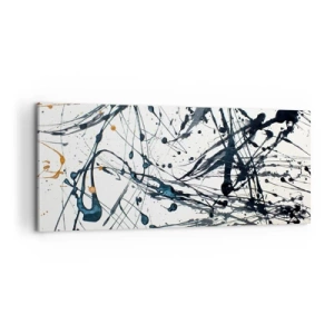 Lærredstryk - Billede på lærred - Med eller uden fornuft? - 100x40 cm