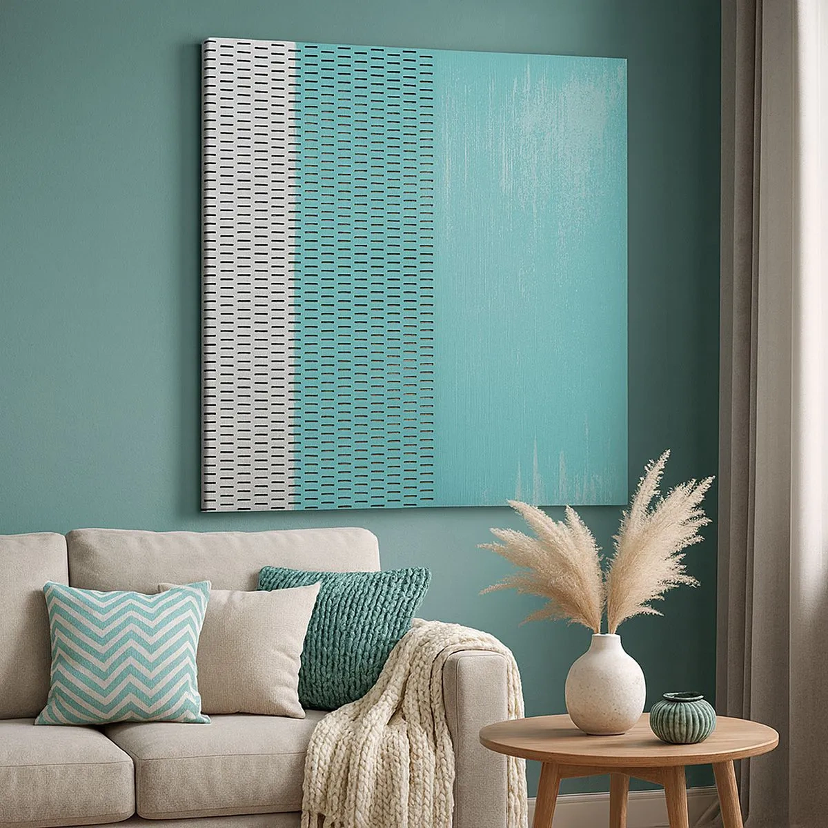 Lærredstryk - Billede på lærred - Balanceret sammensætning - 30x30 cm