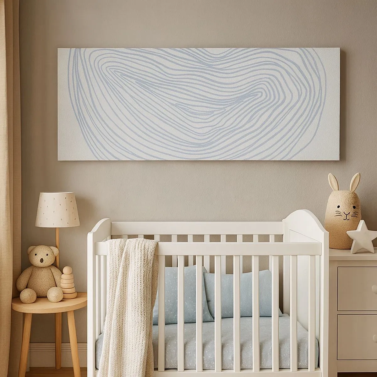 Lærredstryk - Billede på lærred - Smil fra en dråbe - 100x40 cm