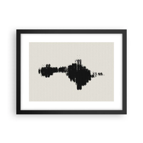 Plakat i sort ramme - Fantasiens vibrationer - 40x30 cm