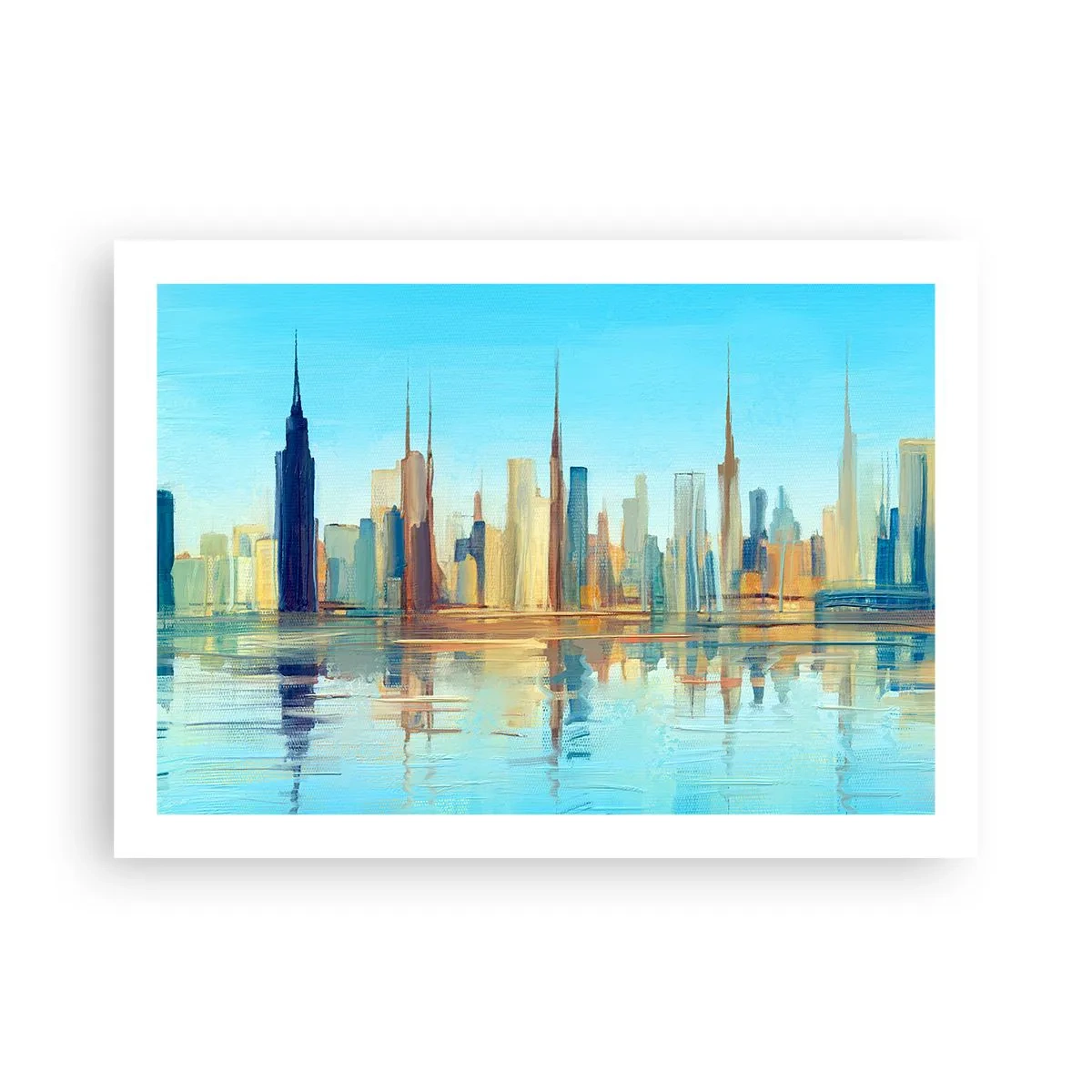 Plakat - Solrig metropol - 70x50 cm