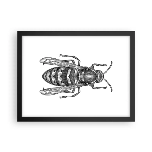 Plakat i sort ramme - Fra en insektplanet - 40x30 cm