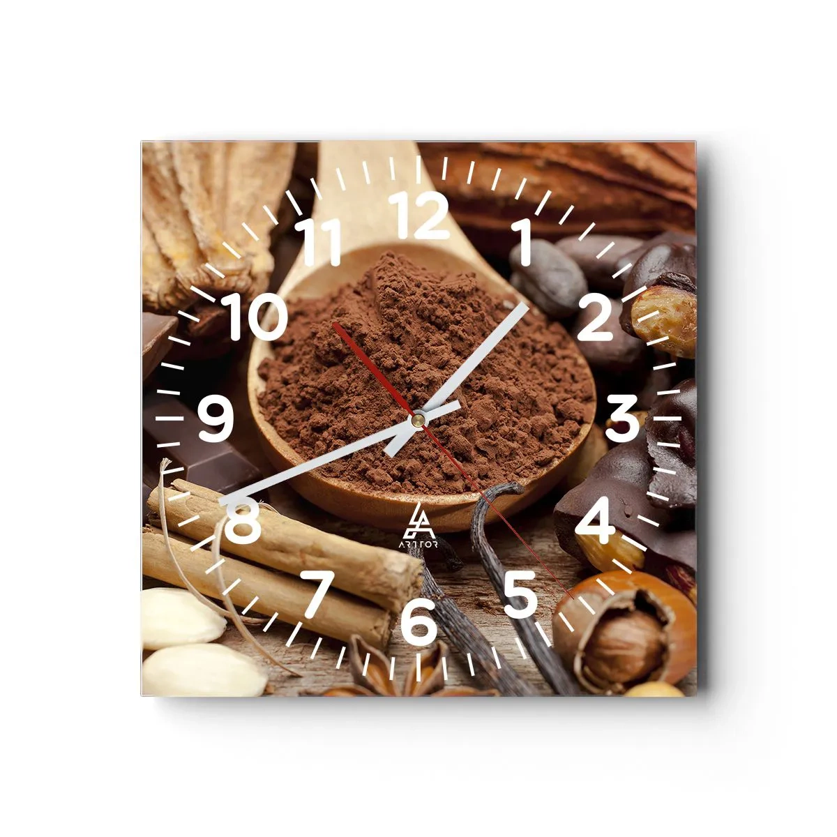 Vægur, Uret - Bedst mod tristhed - 40x40 cm