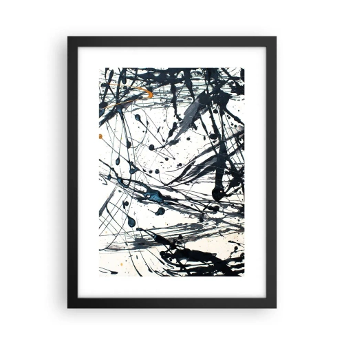Plakat i sort ramme - Med eller uden fornuft? - 30x40 cm