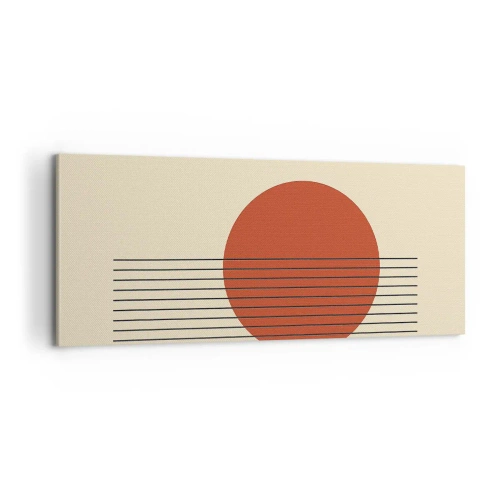 Lærredstryk - Billede på lærred - Og så videre - 100x40 cm