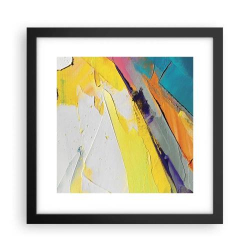 Plakat i sort ramme - Lysets anatomi - 30x30 cm