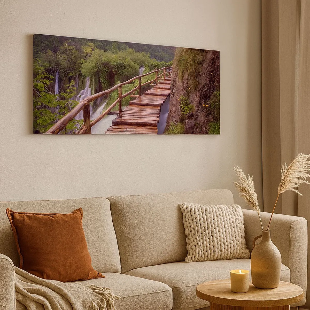 Lærredstryk - Billede på lærred - En utrolig skønhed - 100x40 cm